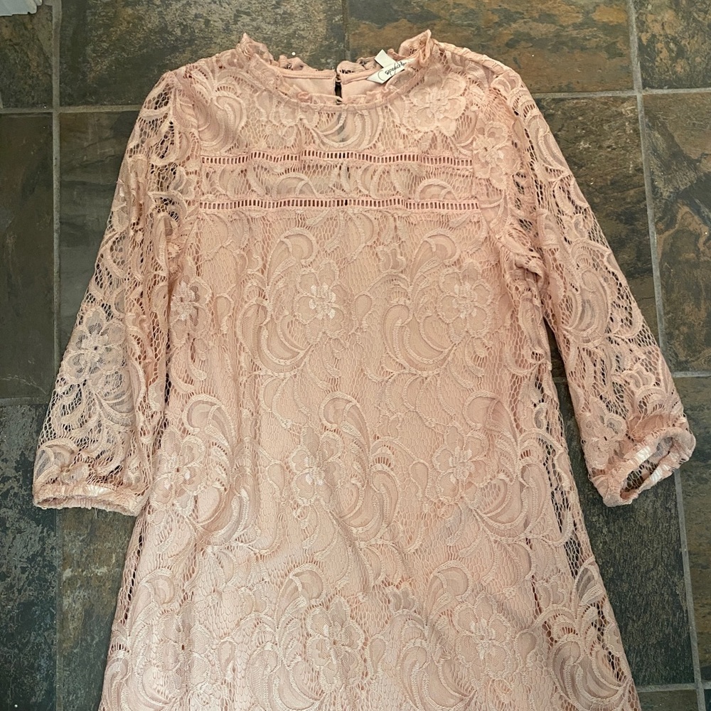 Baby pink dress
